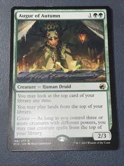 1x Augur of Autumn, The List, Magic the Gathering MTG NM - Image 1