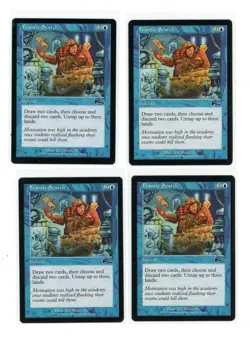 4x Frantic Search x4 - Urza's Legacy - MTG Magic - (2)NM (2)LP Condition - Image 1