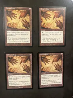 4x Sisay's Ring x4 - Visions - MTG Magic - (2) NM (2) LP - Image 1