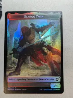 Token - Stangg Twin & Soldier - MTG - DMC 021/026 & DMU 004/026 - FOIL - Image 1