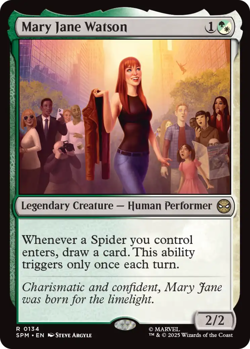 x1 Mary Jane Watson R MTG Marvel's Spider-Man M/NM, English - Image 1