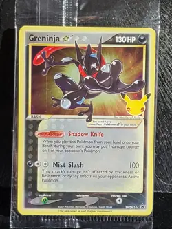 Greninja Gold Star SWSH144 Black Star Promo Pokemon Celebrations Sealed 🔥 - Image 1