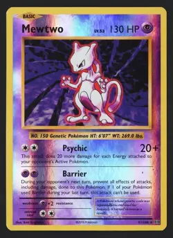 Mewtwo Reverse Holo 51/108 XY Evolutions 2016 - Pokemon TCG - Image 1