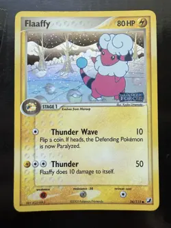 Pokemon Flaaffy 56/115 Stamped Unseen Forces Reverse Holo (LP) - Image 1