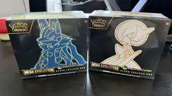 Pokemon Center Mega Evolution Gardevoir & Lucario ETB Elite Trainer Box Set Of 2 - Image 1
