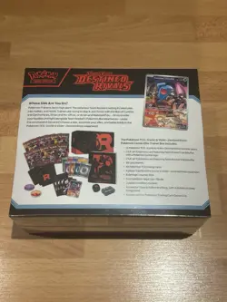 Pokemon Destined Rivals Pokemon Center Exclusive ETB Elite Trainer Box - Image 2