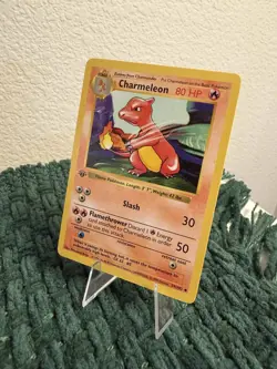 Pokemon First Edition Charmeleon (Base Set Shadowless) NM - Image 1