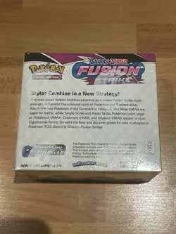 Pokemon TCG Sword And Shield Fusion Strike Booster Box Factory Sealed* - Image 2