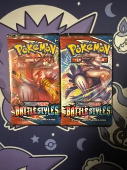 Pokemon TCG Battle Styles Booster Packs X2 - Image 1