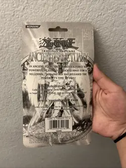 Yugioh Factory Sealed Ancient Sanctuary Blister Booster Pack Unlimited Brand New - Image 2