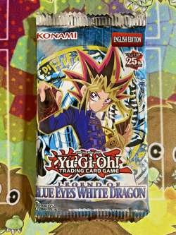 Yugioh! 25th Anniversary 5 BOOSTER PACKS Full Set LOB MRD SRL PSV IOC SEALED NEW - Image 2