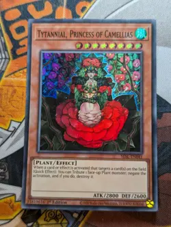 Yugioh Tytannial, Princess of Camellias SESL-EN041 Super Rare - Image 1
