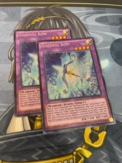 YUGIOH - Goddess Bow x2 - Secret Rare - DRL2 - 1st ed - NM - Image 1