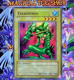 Yugioh Takriminos MP1-006 Super Rare McDonald's Promo Holo Bleed Konami 2002 NM - Image 1