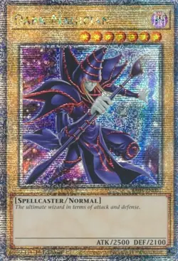 Yugioh: 1x Dark Magician (New Art) - RA04-EN001 - Quarter Century Secret Rare - - Image 1