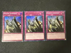 Yugioh *Solemn Judgment X3 Ultra/Super Rare* (NM) RA02-EN075 - Image 1
