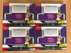 4 x Pokemon TCG: Mimikyu Ex Box Booster Packs & Promo Cards NEW SEALED In Hand - Image 2