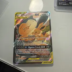 Eevee & Snorlax GX SM169 Sm Holo - Tag Team Promo Pokemon Card - Image 1