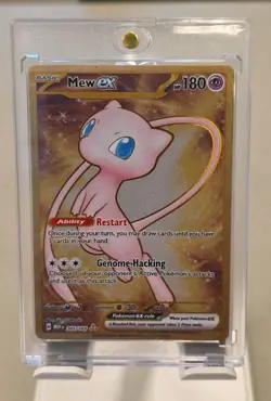 Pokemon TCG Mew ex - (151 Metal Card) 205/165 Sv: Scarlet & Violet 151 Rare NM - Image 1