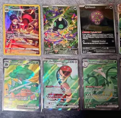 Lot of 13 Full Art EX, VSTAR, and Illustration Rare Pokemon Cards NM/M - Image 2
