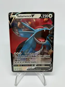Salamence V - 143/189 - Pokemon Darkness Ablaze Sword Shield Ultra Rare Card NM - Image 1