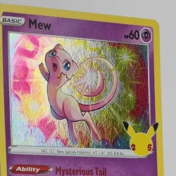 Pokemon Mew # 011/025 Holo Rare 2021 Card Celebrations 25th Anniversary NM+ - Image 2
