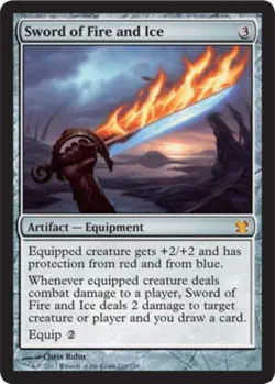MTG English Sword of Fire and Ice NM Foil Modern Masters - Image 1