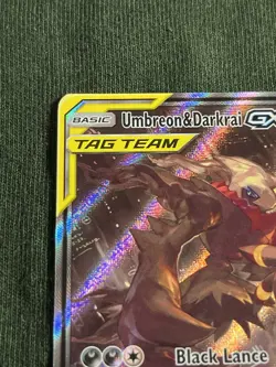 Umbreon & Darkrai GX SM241 Pokemon TCG Holo Card Near Mint Condition - Image 4