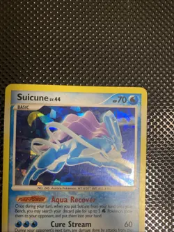Suicune Secret Wonders 19/132 Cracked Ice Holo Pokemon Card - Image 2