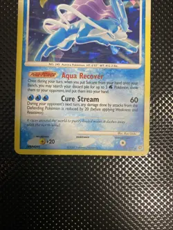 Suicune Secret Wonders 19/132 Cracked Ice Holo Pokemon Card - Image 3