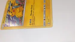 Pokemon Sun & Moon Black Star Promo Card Pikachu SM206 Holo Foil TCG T273 - Image 5