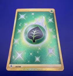 ⚡Grass Leaf Energy 283/264 Gold Secret Rare Fusion Strike Pokemon Card - Image 2