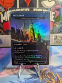 MTG Dol Amroth, Minamo school at waters edge Borderless FOIL LOTR - Image 1