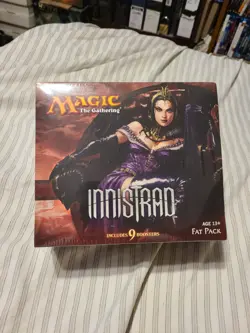 MTG Magic Original Innistrad Fat Pack Bundle Box Factory Sealed w/ 9 Packs RARE - Image 1