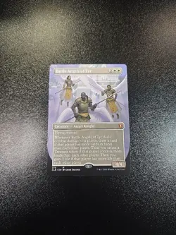 Battle Angels of Tyr (Borderless) #370 (NM) Baldur's Gate CLB Magic MTG - Image 1