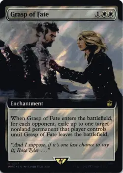 MTG Grasp of Fate (Extended Art) (Surge Foil) Foil NM Doctor Who - Image 1