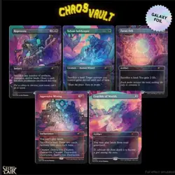 Magic The Gathering Secret Lair Alien Auroras GALAXY FOIL New SEALED - Image 1