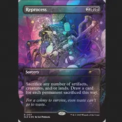 Magic The Gathering Secret Lair Alien Auroras GALAXY FOIL New SEALED - Image 3