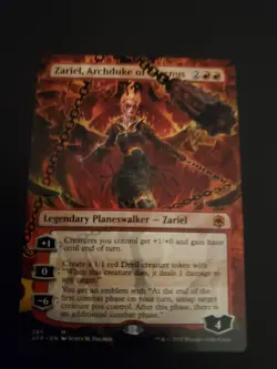 Zariel, Archduke of Avernus (Borderless) Forgotten Realms MTG NM - Image 1