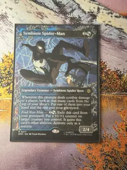 x1 Symbiote Spider-Man - Borderless - Marvel's Spider-Man - NM - MTG - Image 1