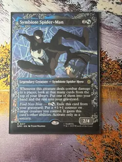 x1 Symbiote Spider-Man - Borderless - Marvel's Spider-Man - NM - MTG - Image 2