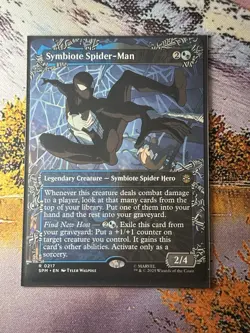 x1 Symbiote Spider-Man - Borderless - Marvel's Spider-Man - NM - MTG - Image 3