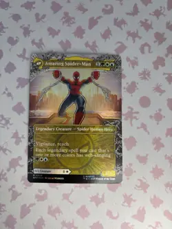 Peter Parker (0208) (Borderless) Marvel's Spider-Man Foil Amazing Spider-Man Nm - Image 2