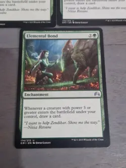 X3 Elemental Bond - Magic Origins - Uncommon - NM to LP (see pics) MTG - Image 2