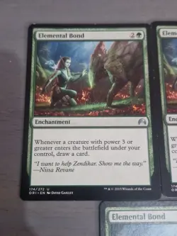 X3 Elemental Bond - Magic Origins - Uncommon - NM to LP (see pics) MTG - Image 3