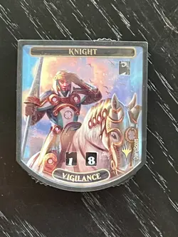 MTG - Knight - Vigilance - Ultra Pro - Relic Token - 2020 - Image 1