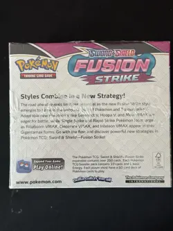 Factory Sealed Pokemon Sword and Shield Fusion Strike Booster Box - 36 packs - Image 3
