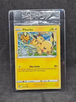 Pokemon Pikachu Cosmos Holo Snowflake Stamped Promo 049/195 Factory Sealed TCG - Image 1