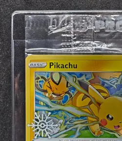 Pokemon Pikachu Cosmos Holo Snowflake Stamped Promo 049/195 Factory Sealed TCG - Image 2