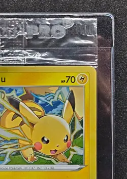 Pokemon Pikachu Cosmos Holo Snowflake Stamped Promo 049/195 Factory Sealed TCG - Image 3